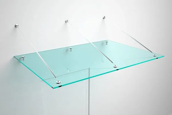 Козырьки над входом и окнами из металла и поликарбоната — установка под ключ в Минске